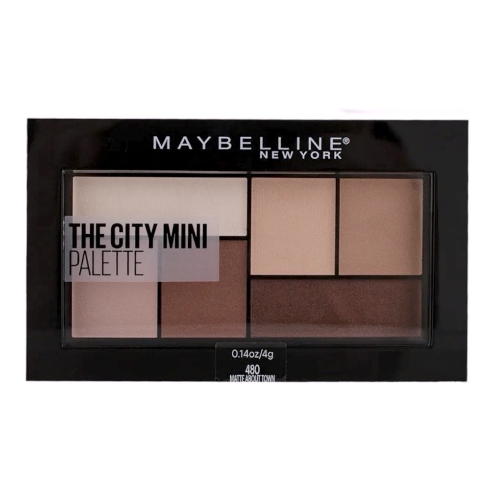 NEW Maybelline The City Mini Eyeshadow Palette Makeup, 480 Matte About Town